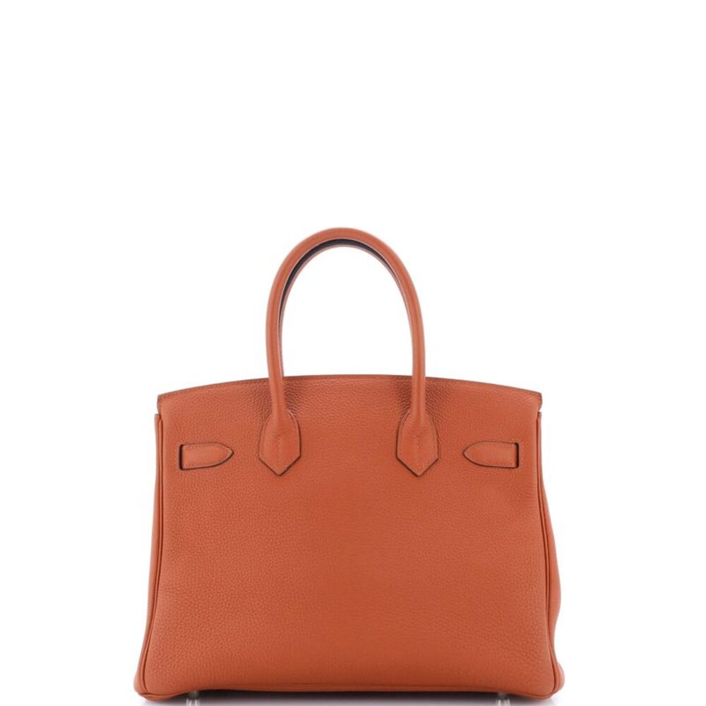 Hermes Birkin Handbag Cuivre Togo with Palladium Hardware 30 Brown - Picture 3 of 8